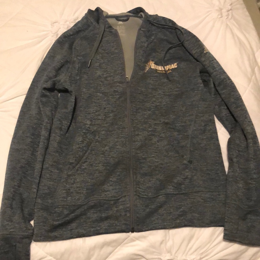 Quinnipiac volleyball adidas zip up
